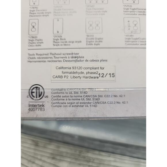 Brainerd Quadruple Toggle 4 Light Switch Wood Architectural Pure White [69] - Picture 7 of 9